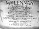 Photo of headstones/thumb_Donald Stirling MacLennan 1884-1971 hdstn Park Lawn - Humbervale - cem ON